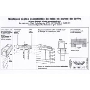 Mise en oeuvre- Coffrelite